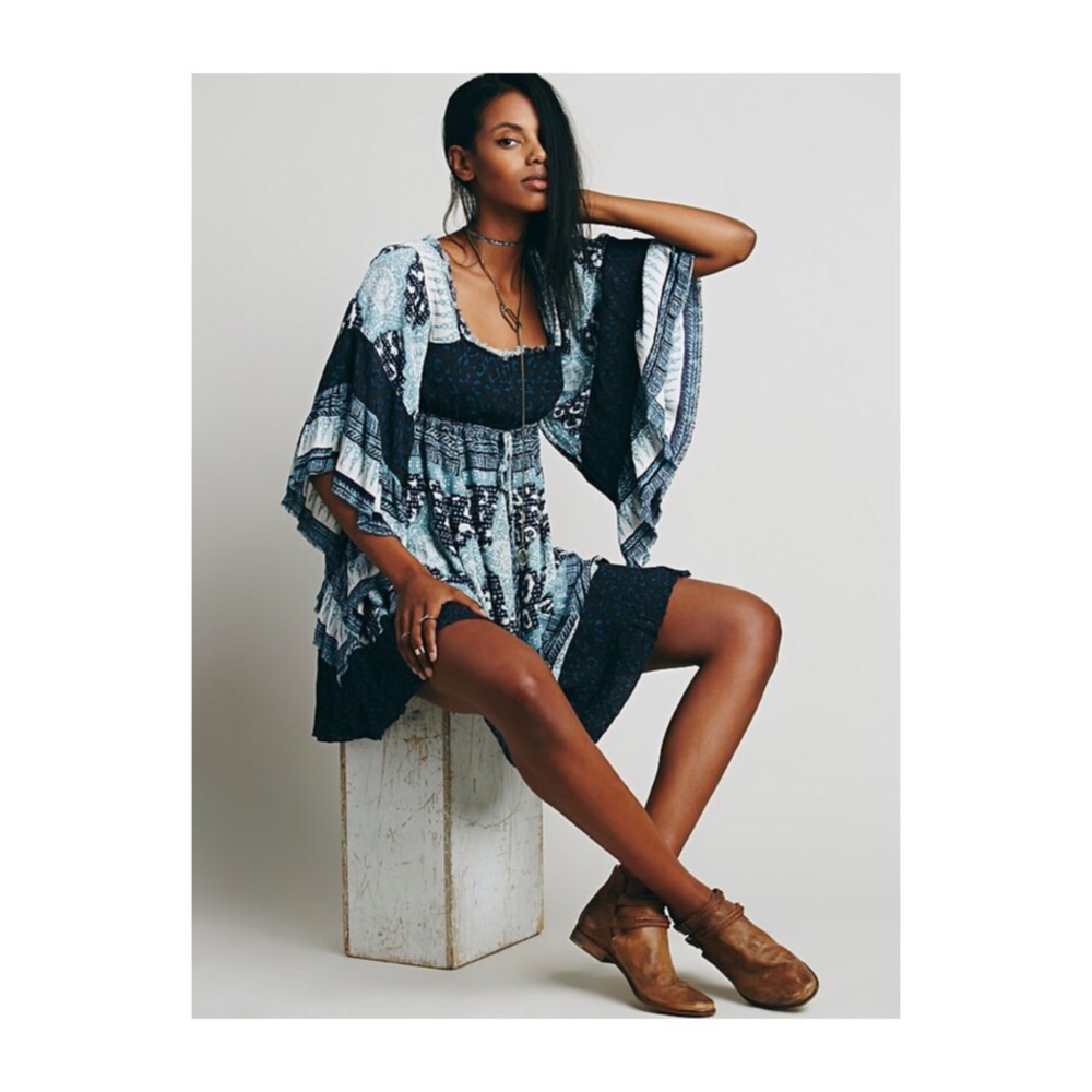 [Free People] Heart of Gold Dress - Indigo
